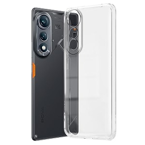 Fashionury Crystal Clear Case for Tecno Pova