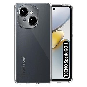 Fashionury Crystal Clear Case for Tecno Spark