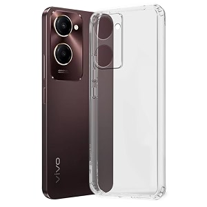 Fashionury Crystal Clear Case for Vivo Y28s