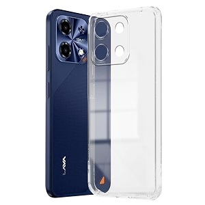 Fashionury Shockproof Crystal Clear Back Cover for
