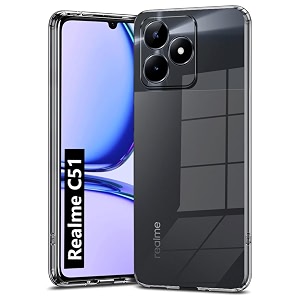 Fashionury Shockproof Crystal Clear Back Cover Case