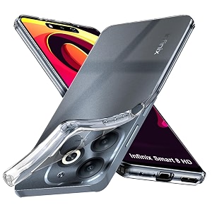 Fashionury Shockproof Crystal Clear Back Cover Case