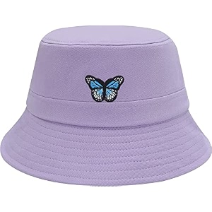 bucket hat daisy flower embroidered beach summer cap sun protection outdoor hats for women