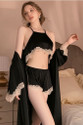 Fashonic Women Nighty with Robe