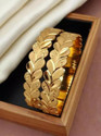 FASIO Brass Gold-plated Bangle