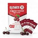 Fast Acting Glucose Powder Packets, Black Cherry – Instant Dissolve, No Water Needed | 15g Pure Dextrose | Waterproof SlimPaks | Made in USA | Gluten-Free (Pack of 12)