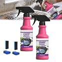 Fast-Acting Heavy-Duty Grill Degreaser Spray, Multi-Purpose Grease Remover Cleaner Kitchen Degreaser Spray for Oven, Grill & Stove BBQ (2 Set)