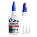 Fast &amp; Control Wood Super Glue 2 oz, Medium CA Glue for Furniture Carpentry