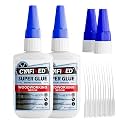 Fast &amp; Control Wood Super Glue 4 oz, Medium Cyanoacrylate CA Glue
