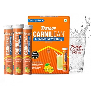 fastampup l-carnitine 2000mgsupports weight loss amp fat burnlemonpack of 3