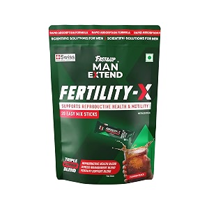 fastampup man extend fertility x  supports reproductive health and fertility enhances sperm health count amp motility 20 easy mix sticks peach flavour