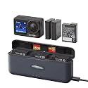 Fast Battery Charger for DJI Osmo Action 5 Pro Camera Storage Carry Box Accessories (No Battery and Sim Included)