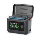 Fast Battery Charger for Insta360 X4 Air(Not for X4),27W Intelligent Two Way Charger Hub w/LCD Display Shows Battery SOC,Batteries Not Included