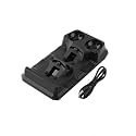 Fast Charging Dock 4 in 1 Dual LED Indicators Organized Design for PS Move P S4 Controller Accessories