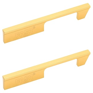 fast cp501a aluminium gold cabinet pull handles and wardrobe door handle pack of 2pcs 8 inch