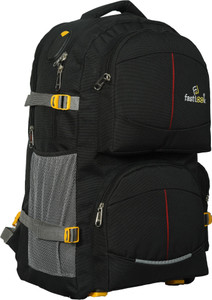 fast look travel backpack for outdoor sport camping hiking trekking bag rucksack 50 l rucksack  - 50 l black