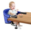 Toogel Hook On High Chair, Foldable Travel Clip Seat for 6-36 Months, Blue