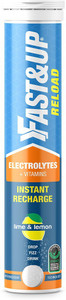 fastup reload electrolytes for energy  hydration sports drink limelemon 20 tablets hydration drink