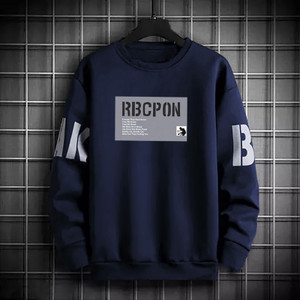 fastcolors men full sleeve printed hooded sweatshirt