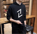 FastColors Men Full Sleeve Printed Hooded Sweatshirt