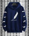FastColors Men Full Sleeve Printed Hooded Sweatshirt