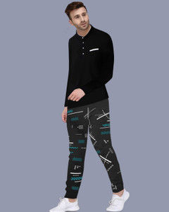 fastcolors printed men track suit