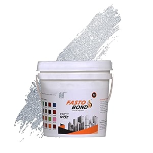 resin epoxy grout - 1 kg-3 kg amp 5 kg - full_glitter-sparkle colors tile grout_fastobond  3 components only  premixed glitter for uniform finish 1 kg sp silver 1 bucket