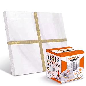 resin epoxy grout - 1 kg-3 kg amp 5 kg - goldan_ glitter-sparkle colors tile grout_fastobond  3 components only  premixed glitter for uniform finish 1 kg iveory golden 1 bucket