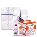 Resin Epoxy Grout - 1 Kg-3 Kg & 5 Kg - Solid_ Regular Colors Tile Grout_| 3 Components Only | Premixed Filler For Uniform Finish (3 Kg, Saphire), 1 Bucket