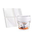 Resin Epoxy Grout - 1 KG-3 KG &amp; 5 KG - Solid_ Regular Colors Tile Grout_Fastobond | 3 Components Only | Premixed Filler For Uniform Finish (5 KG, WHITE), 1 Bucket
