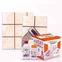 Resin Epoxy Grout - 1 Kg-3 Kg &amp; 5 Kg - Goldan_ Glitter-Sparkle Colors Tile Grout_Fastobond | 3 Components Only | Premixed Glitter For Uniform Finish (3 Kg, Copper Brown Golden), 1 Bucket