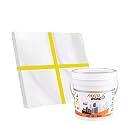 Resin Epoxy Grout - 1 Kg-3 Kg &amp; 5 Kg - Solid_ Regular Colors Tile Grout_| 3 Components Only | Premixed Filler For Uniform Finish (3 Kg, Yellow), 1 Bucket