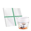 Resin Epoxy Grout - 1 Kg-3 Kg &amp; 5 Kg - Goldan_ Glitter-Sparkle Colors Tile Grout_| 3 Components Only | Premixed Glitter For Uniform Finish (5 Kg, Olive Green Golden), 1 Bucket