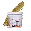 Resin Epoxy Grout - 1 Kg-3 Kg &amp; 5 Kg - Full_Glitter-Sparkle Colors Tile Grout_Fastobond | 3 Components Only | Premixed Glitter For Uniform Finish (3 Kg, Sp. Golden), 1 Bucket