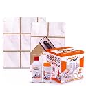 Resin Epoxy Grout - 1 Kg-3 Kg &amp; 5 Kg - Goldan_ Glitter-Sparkle Colors Tile Grout_| 3 Components Only | Premixed Glitter For Uniform Finish (3 Kg, Special Teank Golden), 1 Bucket
