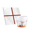 Resin Epoxy Grout - 1 Kg-3 Kg &amp; 5 Kg - Solid_ Regular Colors Tile Grout_Fastobond | 3 Components Only | Premixed Filler For Uniform Finish (3 Kg, Copper Brown), 1 Bucket