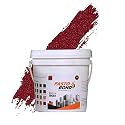 Resin Epoxy Grout - 1 Kg-3 Kg &amp; 5 Kg - Full_Glitter-Sparkle Colors Tile Grout_Fastobond | 3 Components Only | Premixed Glitter For Uniform Finish (1 Kg, Sp. Red), 1 Bucket