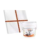 Resin Epoxy Grout - 1 Kg-3 Kg &amp; 5 Kg - Goldan_ Glitter-Sparkle Colors Tile Grout_Fastobond | 3 Components Only | Premixed Glitter For Uniform Finish (5 Kg, Copper Brown Golden), 1 Bucket