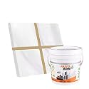 Resin Epoxy Grout - 1 KG-3 KG & 5 KG - Solid_ Regular Colors Tile Grout_Fastobond | 3 Components Only | Premixed Filler For Uniform Finish (3 KG, IVEORY), 1 Bucket