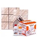 Fastobond Epoxy Grout - 1 Kg-3 Kg &amp; 5 Kg - Solid_ Regular Colors Tile Grout_Fastobond | 3 Components only | Premixed Filler for Uniform Finish (3 KG, DARK BROWN)