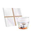 Fastobond Epoxy Grout - 1 Kg-3 Kg &amp; 5 Kg - Solid_ Regular Colors Tile Grout_Fastobond | 3 Components only | Premixed Filler for Uniform Finish (5 KG, SILK)