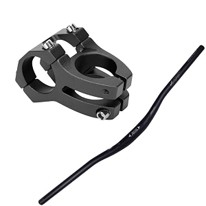 fastped bicycle handle stem 318mm aluminum alloy mtb handlebar riser bar for mountain bike780mm alloy handle bar amp stem combo black quality product