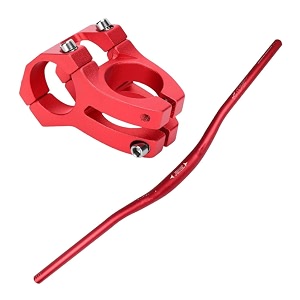 fastped bicycle handle stem 318mm aluminum alloy mtb handlebar riser bar for mountain bike 780mm red 318mm clamp diameter used for mountain bike and bicyle