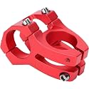 FASTPED Bicycle Handle Stem 31.8mm with 31.8mm Aluminum Alloy MTB Handlebar Riser Bar for Mountain Bike 780MM (Red) (D) Hollowed Short Handlebar Short Bar Aluminium Bike Stems Red
