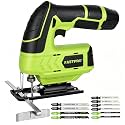 FASTPRO 12V Cordless Jig Saw Kit with 10pcs Blades & Edge Guide