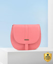 Fastrack Pink Sling Bag Peach Sling Bag