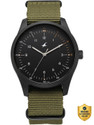 Fastrack Stunners Fastrack Stunners XI Quartz Black Dial Green Nylon/NATO Strap Analog Watch - For Men