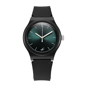 Fastrack Tees Urbanique Quartz Analog Green Dial