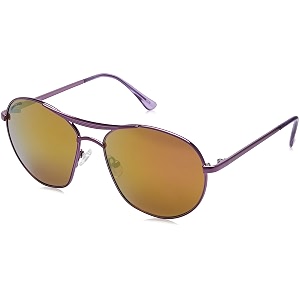 fastrack purple bugeye 380-390 uv protected sunglasses for women