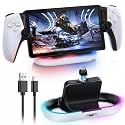 FASTSNAIL Charging Stand for PS Portal Remote, Friendly for Hard/Soft Cover